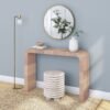 Wood Entryway Hall Table
